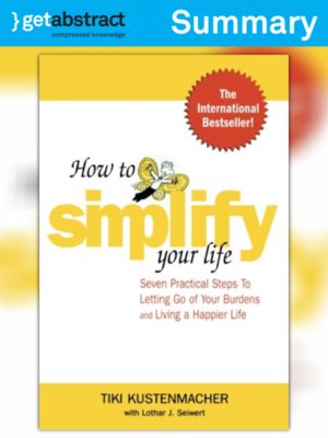 cover image of How to Simplify Your Life (Summary)